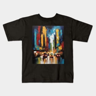 City Lights - Expressipnism Kids T-Shirt
